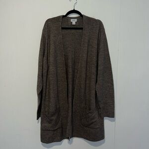 Old Navy Long Sleeve Gray Open Cardigan With Pockets ZZ11